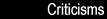 [Criticisms]